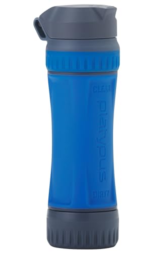 Platypus Quickdraw Ultralight Backpacking Water Filter, Blue