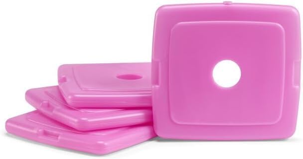Cool Coolers by Fit + Fresh, Reusable & Long-Lasting Slim Ice Packs, Cold Packs for Lunch Boxes, Ice Packs for Lunch Bags