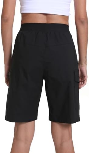 Women's Hiking Cargo Shorts Quick Dry Lightweight Shorts for Travel Athletic