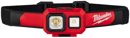 Milwaukee 2104 Spot Flood 450 Lumens Adjustable Hard Hat Headlamp Light