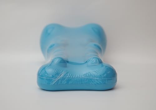 Fanlecy Neck and Shoulder Relaxer with Upper Back Massage Point, Cervical Traction Device Neck Stretcher for TMJ Pain Relief and Cervical Spine Alignment Chiropractic Pillow (Blue)