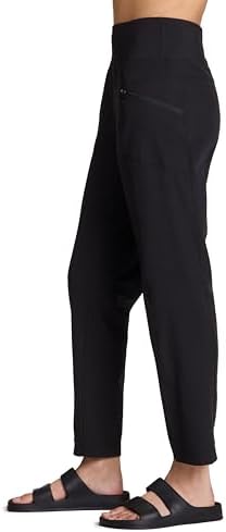 RBX Active Women's Ankle Pant, Lightweight Quick Drying Stretch Woven Casual Weekend Pant with Pockets