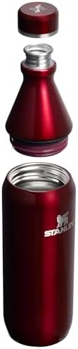 STANLEY All Day Slim Bottle 20-34 OZ | Twist off Lid with Leakproof Seal | Slim Design for Travel & Gym | Insulated Stainless Steel | BPA-Free