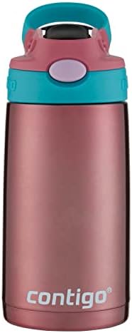 Contigo Kids Straw Stainless Steel Water Bottle with AUTOSPOUT Lid 13oz Punch