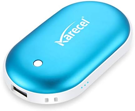 Karecel Rechargeable Hand Warmer, 5200mAh Double-Sided Fast Heating Electric Hand Warmer Power Bank, Up to 11Hrs, 3 Heat Settings, Portable Pocket Heater, Best Gifts for Women Men, Camping, Golf