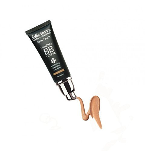 Bellaterra Cosmetics BB Cream - Tinted Moisturizer, Mineral Foundation Makeup, Medium 104 | Skin Perfector, 1.69 oz