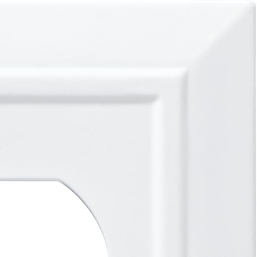 Franklin Brass Classic Architecture (3-Pack) Outlet Covers Pure White 1-Gang Wall Plate Single Duplex Switch Plates Electrical Guard W35242V-PW-C