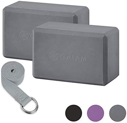 Gaiam Yoga Block - Supportive Latex-Free Eva Foam - Soft Non-Slip Surface with Beveled Edges for Yoga, Pilates, Meditation - Yoga Accessories for Stability, Balance, Deepen Stretches