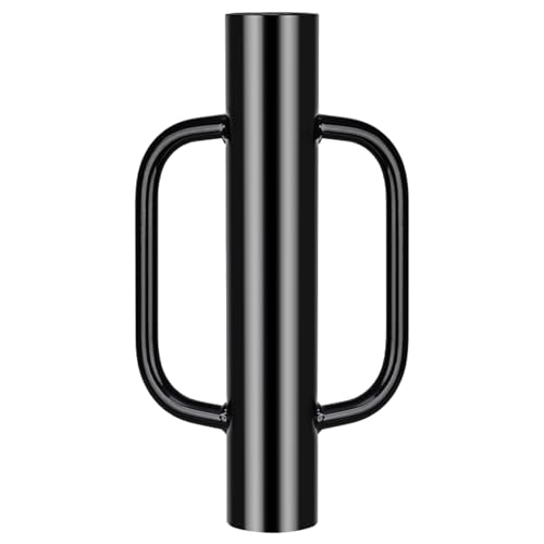 Gtongoko 12LB T Post Driver with Handles Heavy Duty Fence Post Driver Post Pounder for T-Posts,U Channel,Metal Post and Sign Post Pole Driver Tool,17 Inch Black