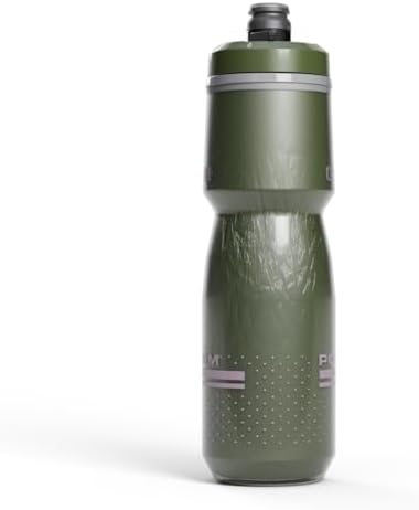CamelBak Podium Chill Insulated 24oz Bike Water Bottle - Easy Squeeze Bottle - Fits Most Bike Cages, Deep Fern