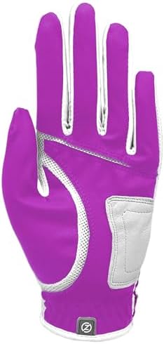 Zero Friction Women's Compression-Fit Synthetic Golf Gloves, Universal Fit
