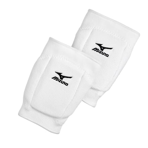 Mizuno T10 Plus Kneepad, ADULT Volleyball Kneepad, Adult - White, One Size, 480121.0000.10.ONE