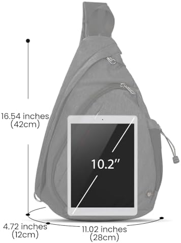 OutdoorMaster Sling Bag, Hiking Daypack, Crossbody Shoulder Chest Urban Outdoor Travel Backpack for Women & Men