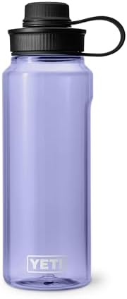 YETI Yonder Water Bottle with Yonder Tether Cap, Lightweight, Leakproof and BPA-Free