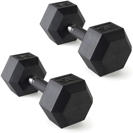 CAP Barbell Coated Dumbbell Weight | Multiple Options Pairs & Sets