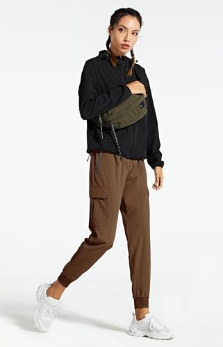 Libin Women's Cargo Joggers Lightweight Quick Dry Hiking Pants Athletic Lounge Casual Travel Petite/Regular/Tall