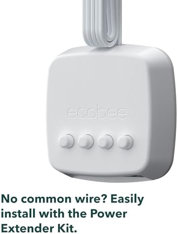 ecobee Power Extender Kit C-Wire Adapter - Made for ecobee Smart Thermostats - Programmable WiFi Thermostat Accessory