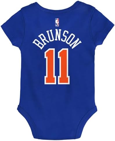 Outerstuff NBA Newborn & Infants 0-24 Official Player Name & Number Jersey Creeper Romper