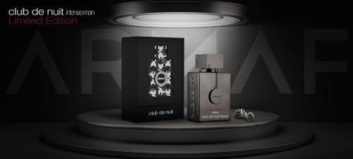Armaf Club De Nuit Intense Limited Edition for Men Parfum Spray, 3.6 Ounce (with Cufflinks)