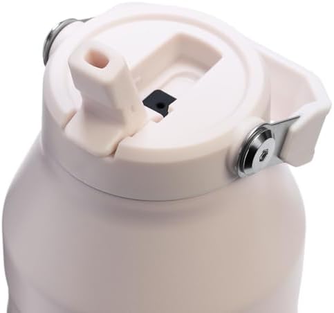 Stanley IceFlow Flip Straw 2.0 Water Bottle 50 oz | Built-In Straw with Larger Opening | Lightweight and Leak Resistant | Insulated Stainless Steel | BPA-Free | Rose Quartz