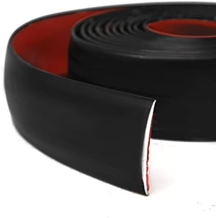 Art3d Self Adhesive Vinyl Floor Transition Strip,Laminate Floor Strip Floor Flat Divider Strip for Joining Floor Gaps,Carpet Threshold Transition,Floor Tiles(10 FT, 1.57in, Black)