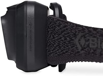 BLACK DIAMOND Spot 400-R Rechargeable LED Headlamp, Waterproof and Dimmable for Camping, Hiking, Running, Hunting, Work with Red Light Headlamp Mode