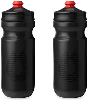 HydraPak Breakaway Surge Lightweight Bike Water Bottle 2-Pack (20oz, 25oz, 30oz) - High Flow, Cycling & Sports Squeeze Bottle
