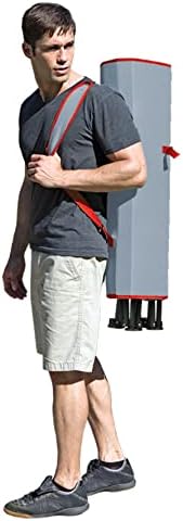 SwimWays Kelsyus Original Foldable Canopy Chair for Camping, Tailgates, and Outdoor Events, Grey/Red