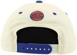 ZHATS NBA Officially Licensed Adjustable Snapback Hat Marquee Ivory