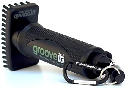 Grooveit The Wet Club Scrub Golf Water Brush - 3 Year Warranty - Anti-Leak Design - Magnetic Brush with Nylon-Bristle Head - Patented Pump for Easy Cleaning - Wide Cleaning Coverage - Long Lasting