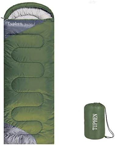 tuphen- Sleeping Bags for Adults Kids Boys Girls Backpacking Hiking Camping Microfiber Liner, Cold Warm Weather 4 Seasons Indoor Outdoor Use, Lightweight & Waterproof