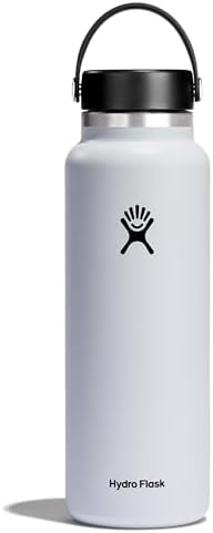 Hydro Flask Wide Flex Cap White 40 Oz