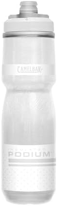 CamelBak Podium Chill Insulated Bike Water Bottle - Easy Squeeze Bottle - Fits Most Bike Cages - 24oz, Reflective Ghost