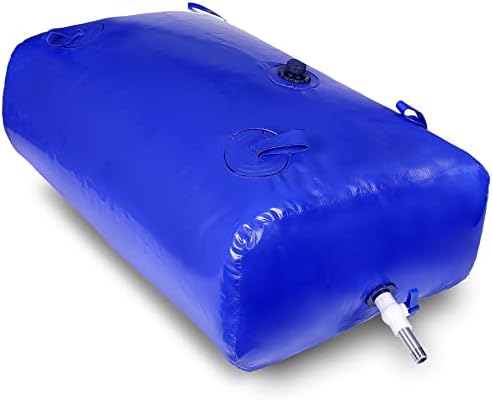 240 L/63.4 gal Water Bladder Storage Containers, Foldable Portable Water Tank Large Capacity Soft Water Bag, Drought Resistance, Fire Prevention, Emergency Water