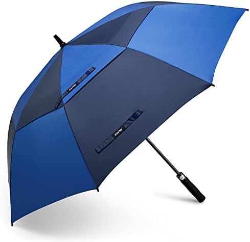 G4Free 47/54/62/68 Inch Automatic Open Golf Umbrella Oversize Extra Large Double Canopy Vented Windproof Waterproof Stick Umbrellas