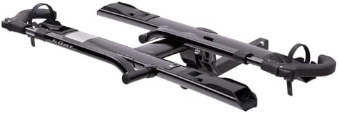 KUAT Sherpa 2.0 Durable Lightweight Aluminum Compact 2 Bike Transporting Hitch Rack with Cable Lock & Foldable Tire Cradles | Capacity - 40 Lbs per Tray