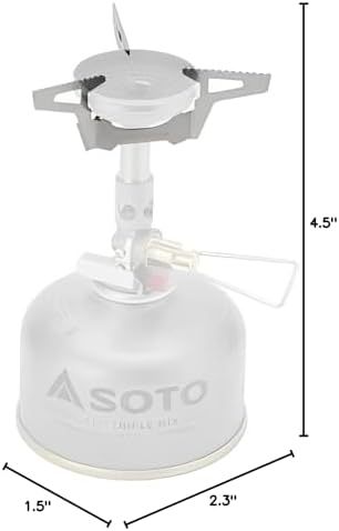 SOTO TriFlex and 4Flex WindMaster Stainless Steel Stove Stand, Lightweight, User-friendly and Stable (Stove Not Included)