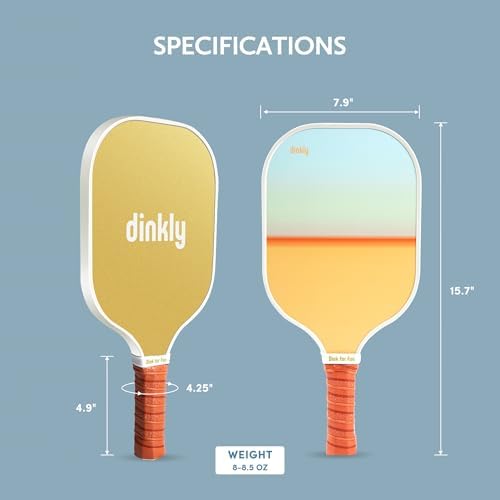 Pickleball Paddles Set of 2/4- USAPA Approved Graphite/Fiberglass Pickleball Racket, 2 Pickleball Rackets, 4 Balls and 1 Portable Carry Bag, Aesthetic Pickle Ball Set for Men Women Beginners