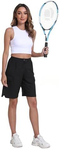 Women's Hiking Cargo Shorts Quick Dry Lightweight Shorts for Travel Athletic