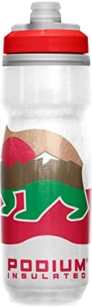 CamelBak Podium Chill Insulated Bike Water Bottle - Easy Squeeze Bottle - Fits Most Bike Cages - 21oz, California