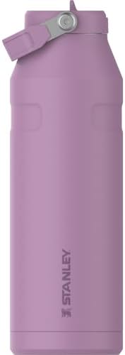 Stanley IceFlow Flip Straw 2.0 Water Bottle 50 oz | Built-In Straw with Larger Opening | Lightweight and Leak Resistant | Insulated Stainless Steel | BPA-Free | Lilac