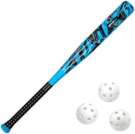 Bat & Ball Set - Graffiti Plastic Bat & Ball Homerun Set- David Ortiz Backyard Baseball Set for Youth, Kids, Teenagers, Adults