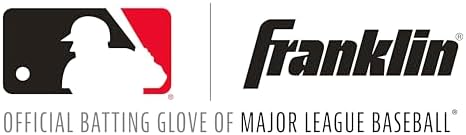 Franklin Sports MLB Baseball Batting Gloves - Shok-Sorb X Batting Gloves for Baseball + Softball - Adult + Youth Padded Non-Sting Batting Glove Pairs - Multiple Colors + Sizes