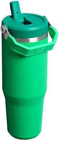 Stanley IceFlow 2.0 Flip Straw Tumbler with Handle 30 oz | Twist On Lid and Flip Up Straw | Leak Resistant Water Bottle | Insulated Stainless Steel | BPA-Free | Meadow