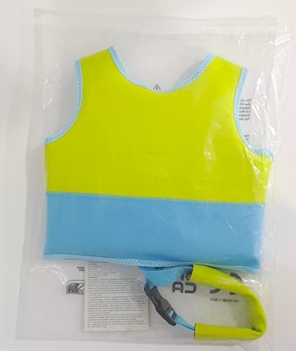 Pottwal Swim Vest for Kids - Swim Jacket for 1-2 Years (24-33LBS) - Buoyancy Aid Made of Neoprene & EPE - with Adjustable Crotch Strap