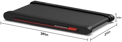 Sperax Walking Vibration Pad with APP, 3 in 1 Under Desk Treadmill, 2.5HP Low Noise Walking Treadmill Pad with Remote Control,Portable Treadmills for Home Office