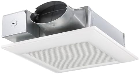 Panasonic WhisperValue Ceiling/Wall Mount Bathroom Exhaust Fan, 50-80-100 CFM, FV-0510VS1