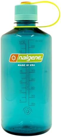 Nalgene Sustain Tritan BPA-Free Water Bottle Made with Material Derived from 50% Plastic Waste (using ISCC certified mass balance), 32 OZ, Narrow Mouth