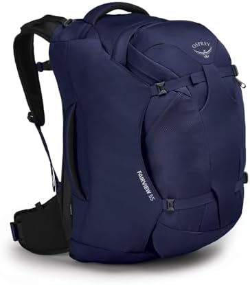 Osprey Fairview 55L Women's Travel Backpack, Winter Night Blue