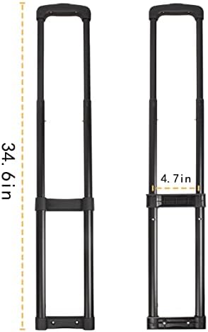 Telescoping Handle for Cooler, Compatible with Igloo Ice Cube and Latitude 60 Qt Rolling Coolers, Ice Cube Cooler Replacement Parts